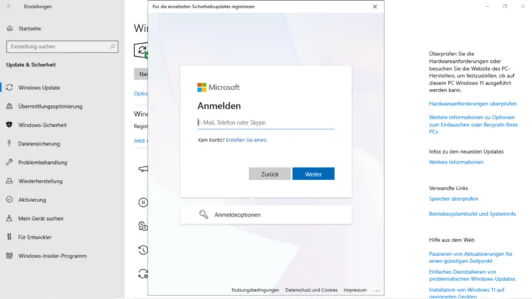 Windows10 Update bis 2026